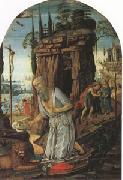 Jacopo di Arcangelo called jacopo del sellajo st Jerome in he Desert (mk05) oil painting artist